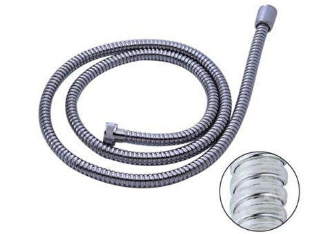 Büro Ev Ofis Banyosu için 150CM Kopmaz Kırılmaz Spiral Duş Hortumu