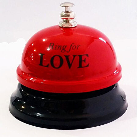 Büro Ev Ofis Hediyesi için Dekoratif Masaüstü Ring For Love Resepsiyon Zili