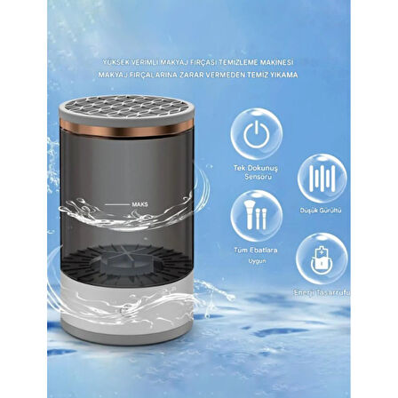 Büro Ev Ofis Kişisel Makyaj Bakımı için Fırçası Temizleme Aparatı