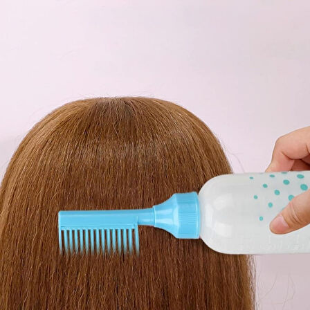 Büro Ev Ofis Kişisel Saç Boyama için Fırçalı Taraklı Uygulama Boya Aplikatörü