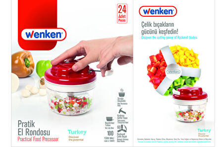 Büro Ev Ofis Mutfağı için Çek Bırak Kolay Doğrayıcı Rondo