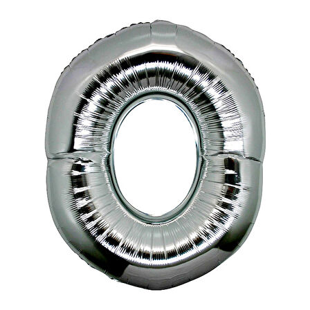Büro Ev Ofis Etkinliği için 1MT Silver Tarz Folyo Harf Parti Balonu