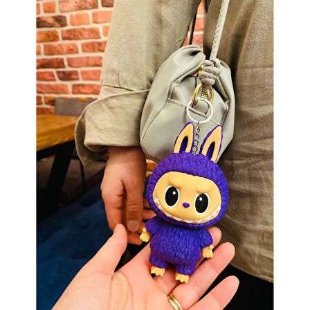 Büro Ev Ofis Hediyesi için Labubu Figürlü Anahtarlık