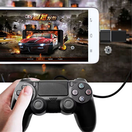 Büro Ev Ofis Arabası için Tekli Usb to C Adaptor Dişi Çevirici Dönüştürücü Adaptör