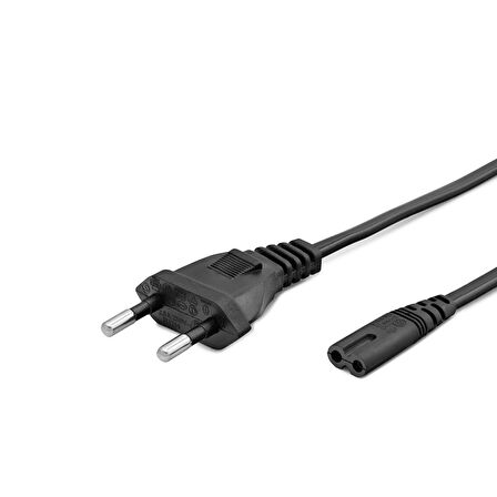 Büro Ev Ofis Cihazı Için 1,2Mt 28Pin Siyah Tıraş Makinası Power Güç Kablosu