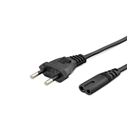 Büro Ev Ofis için 1,5MT 1MM 42Pın Siyah Uzun Soket Ambalajlı Teyp Power Güç Kablosu