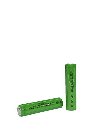 Büro Ev Ofis Atölye için Ni-Mh Şarjlı 1.2V 1000MAH AAA Başsız Flat Head Pil