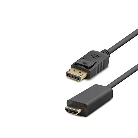 Büro Ev Ofis için 180CM 4K 30HZ Siyah Dısplay To HDMI Kablosu