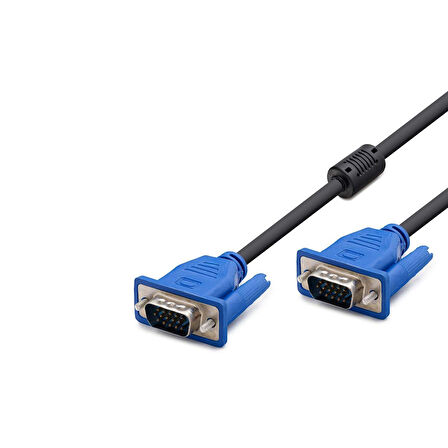 Büro Ev Ofis Yazlık Televizyonu için 500CM Siyah OD6.0 3+4 Vga Kablo