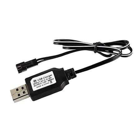 Büro Ev Ofis Kamp için 4.8V NI-CD / NI-MH Batarya USB Şarj Kablosu