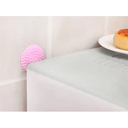 Büro Ev Ofis Düzeni için 6PARÇA Şeffaf Silikon Mobilya Kapı Darbe Pedi Seti