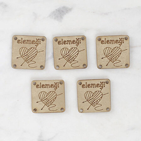 Büro Ev Ofis Hediyesi için 5ADET El Emeği Deri Tip Arma