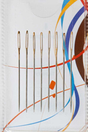 Büro Ev Ofis Hobi Dikiş Atölyesi için 8ADET Oyası İğnesi Seti