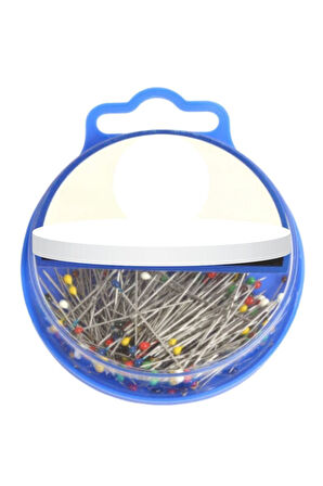 Büro Ev Ofis Hobi Dikiş Atölyesi için Nikel Kaplama Mineli Başlı İğne Seti