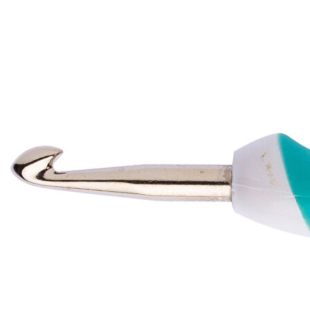 Büro Ev Ofis Hobi Dikiş Atölyesi için 16CM 5,5MM Açık Mavi Ergonomik Yün Tığ