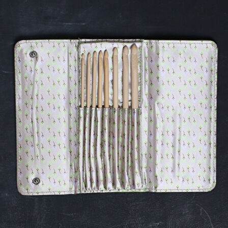 Büro Ev Ofis Hobi Dikiş Atölyesi için 15CM Bambu Değiştirilir Misinalı Tığ