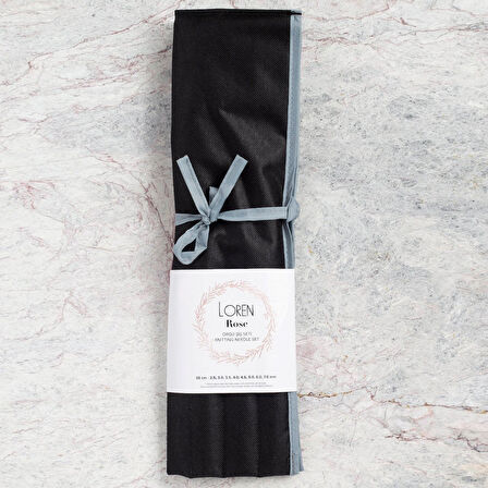 Büro Ev Ofis Hobi Dikiş Atölyesi için 8BOY 35CM Örgü Şişi Seti