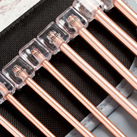 Büro Ev Ofis Hobi Dikiş Atölyesi için 8BOY 35CM Örgü Şişi Seti