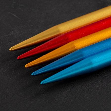 Büro Ev Ofis Hobi Dikiş Atölyesi için 23CM 6MM Renkli Çorap Şişi