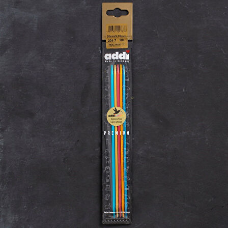 Büro Ev Ofis Hobi Dikiş Atölyesi için 20CM 3,75MM Renkli Çorap Şişi