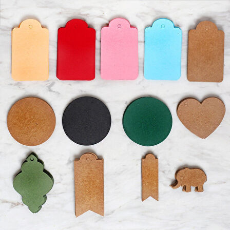 Büro Ev Ofis Hobi Dikiş Atölyesi için 10ADET Mavi Etiket Klips İp Seti