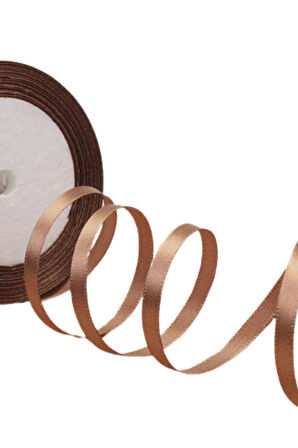 Büro Ev Ofis Hobi Dikiş Atölyesi için 10MT 3CM Vizon Saten Kurdele