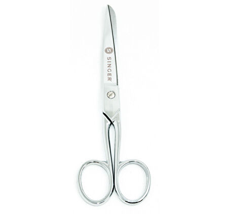 Büro Ev Ofis Hobi Dikiş Atölyesi için 18CM Paslanmaz Çelik Tekstil Kesim Makası