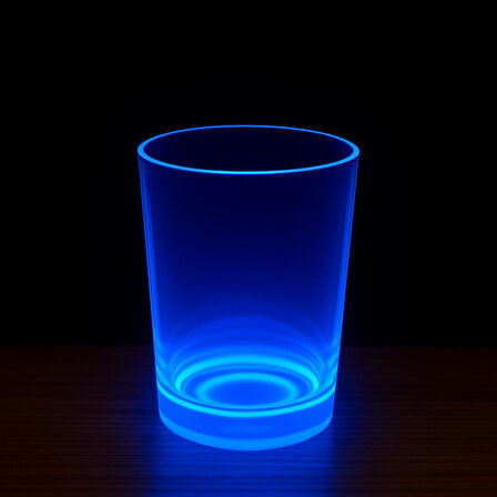 Büro Ev Ofis Etkinik Partisi için 9X10CM Glow Neon Mavi Bardak