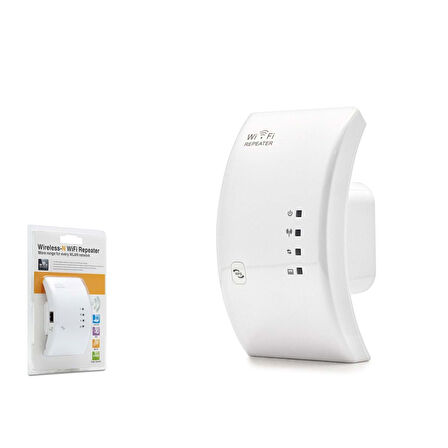 Büro Ev Ofis Network Bağlantısı için Beyaz 300MBPS Wıfı Repeater