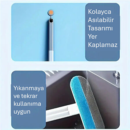 Büro Ev Ofis Evcil Hayvanı için Uzun Saplı Kedi Köpek Tüy Temizleme Fırçası