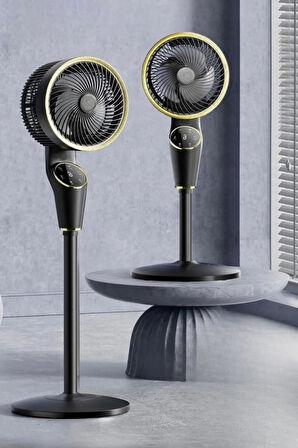 Büro Ev Ofis Yazlık için 90CM 35W Sessiz Dairesel Hareket Kumandalı Serinletici Fan