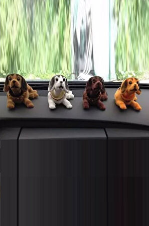 Büro Ev Ofis Arabası için 15CM Araç İçi Oto Aksesuar Kafa Sallayan Köpek