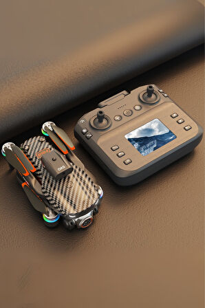 Büro Ev Ofis Hediyesi için 9X7X3CM Led Işıklı 4K Kameralı Micro Drone