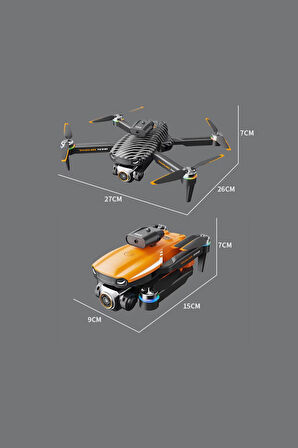 Büro Ev Ofis Hediyesi için 9X7X3CM Led Işıklı 4K Kameralı Micro Drone