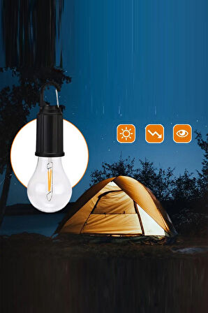 Büro Ev Ofis Yazlık için Şarj Edielebilir Model Portatif Ampül