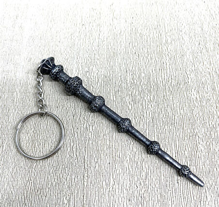 Büro Ev Ofis Hediyesi için Dumbledore Mürver Asa Anahtarlık