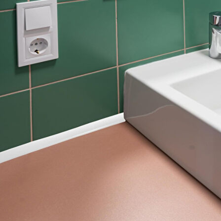 Büro Ev Ofis Mutfağı Düzeni için 2MT Yapışkanlı Lavabo Su Bariyeri