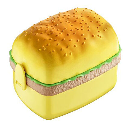 Büro Ev Ofis Çocuk Beslenmesi için Dikdörtgen Hamburger Beslenme Kabı