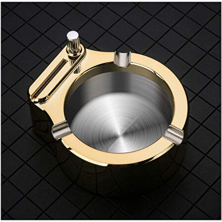 Büro Ev Ofis Dekoru için Metal Kibritli Küllük