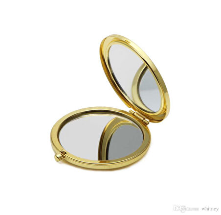 Büro Ev Ofis Kişisel Hediyesi için Çnta Tip i Mini Golden El Aynası