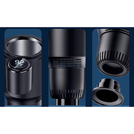 Büro Ev Ofis Arabası için Araç İçi Isıtıcı Soğutucu Bardak Tutucu