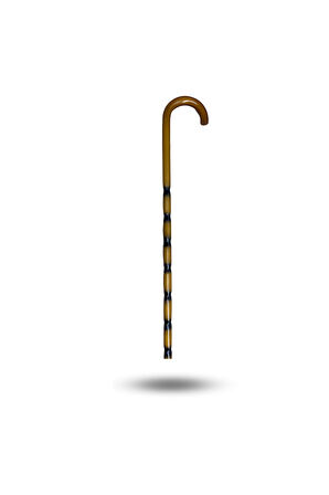 Büro Ev Ofis Kişisel Hediyesi için 90CM Bambu Desenli Zarif Ahşap Baston