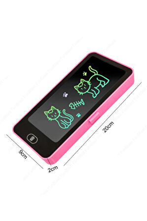 Büro Ev Ofis Hediyesi için Dekoratif Dokunmatik Lcd Ekranlı Kalemlik