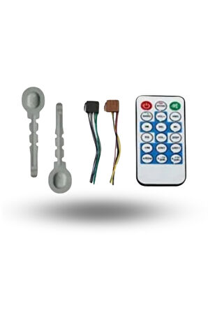  Büro Ev Ofis Arabası için Araç İçi 7RENK Bluetooth USB AUX FM Oto Radyo Teyp