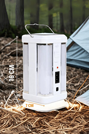 Büro Ev Ofis Kamp Keyfi için 1200MAH Solar Şarjlı Bataryalı Işık