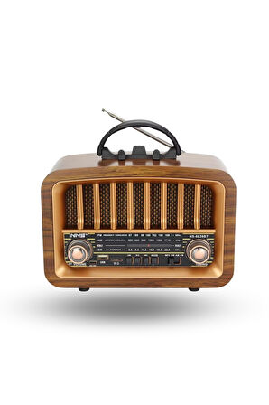Büro Ev Ofis Hediyesi için İarjlı Taşınır Retro AM /FM/SW Transistör Klasik Radyo