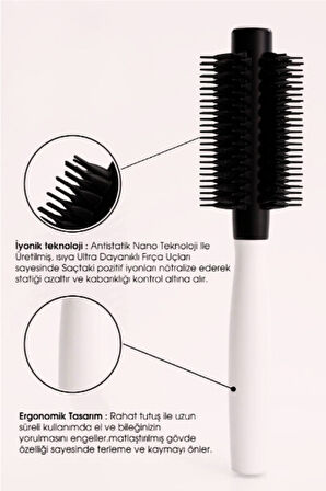Büro Ev Ofis Kişisel Saç Bakımı için Isıya Dayanıklı Fön Fırçası