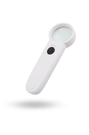 Büro Ev Ofis Hediyesi için 2LED Işıklı 15X Fonksiyonel Taşınır El Büyüteç