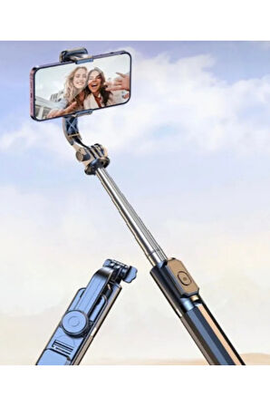 Büro Ev Ofis Mobil Telefonu için Kablosuz Uzaktan Kumandalı Tripod Selfie Çubuğu