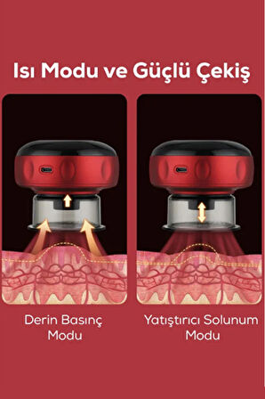 Büro Ev Ofis Kişisel Masaj Bakımı için Elektronik Vücut Vakum Aparatı